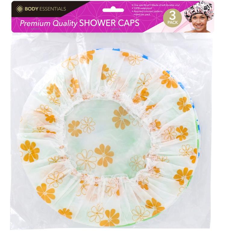 Shower Cap-3PK