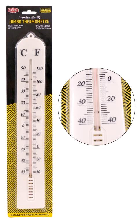 Jumbo Temperature Thermometer-40CM x 6.5CM