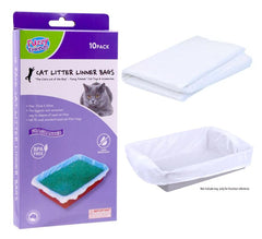 10PK Cat Litter Tray Liners-72CM x 30CM