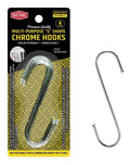 Chrome S Hooks (4PK) - Small