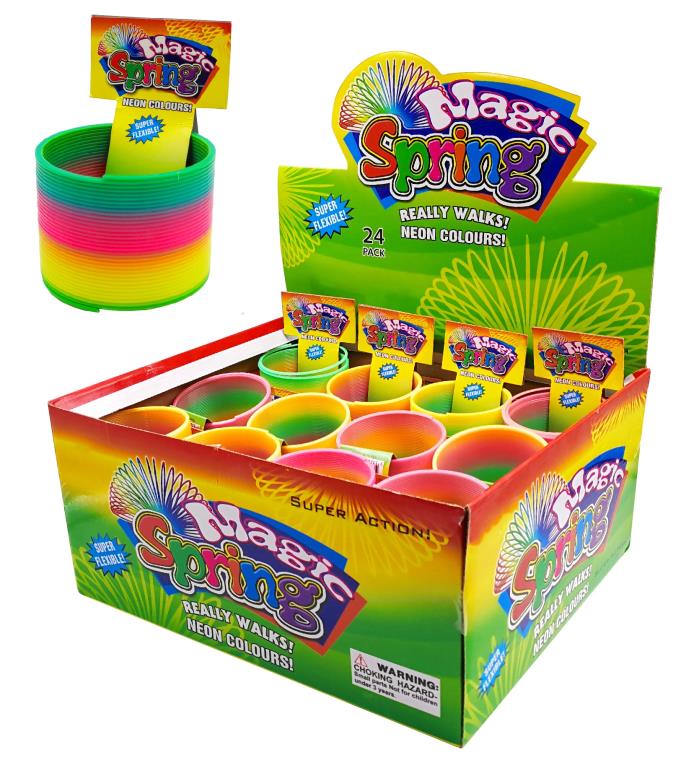 Novelty Neon Rainbow Magic Super Spring