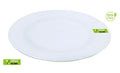 White Melamine 8' Round Side Plate