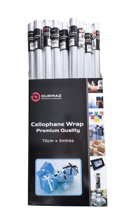 Transparent Cello Wrap - 70CM x 5MTRE