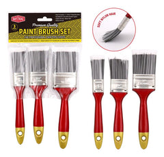 General Purpose Hardware Paint Brush Set-3PK