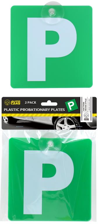 2PK Green P Plate (Suction Variety)