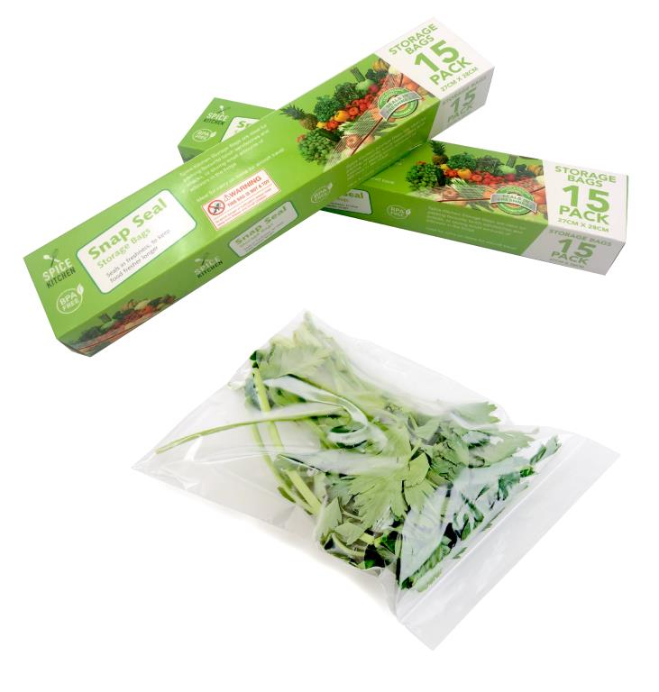 Zip Seal Storage Bags 27CM X 28CM-15PK