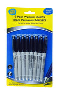 Permanent Markers (Black Series)-8PK