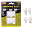 Adhesive Removable Hooks (Small)-6PK