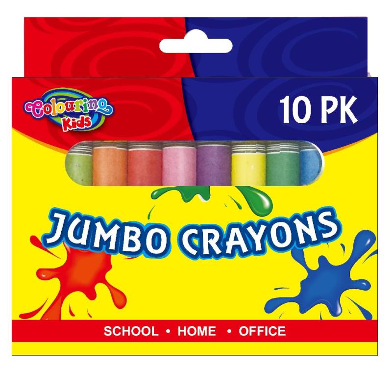 Jumbo Crayons-10PK
