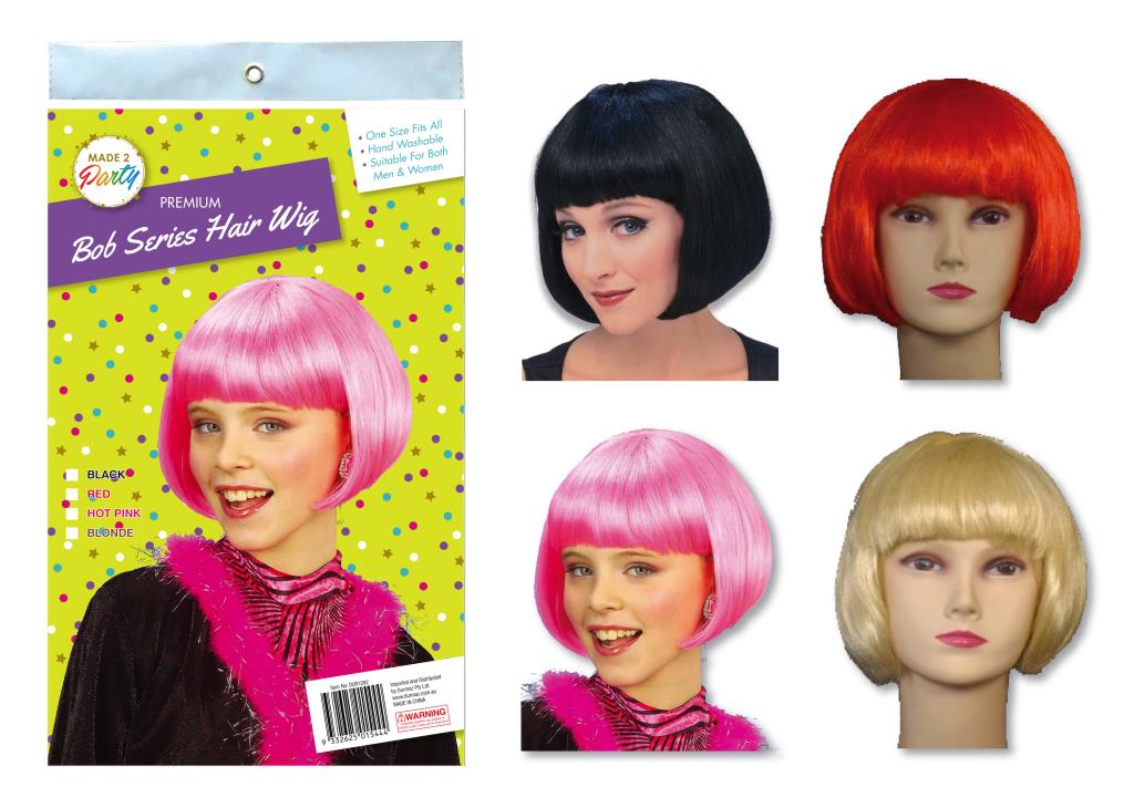 Bob Series Hair Wig - Assorted Colours
