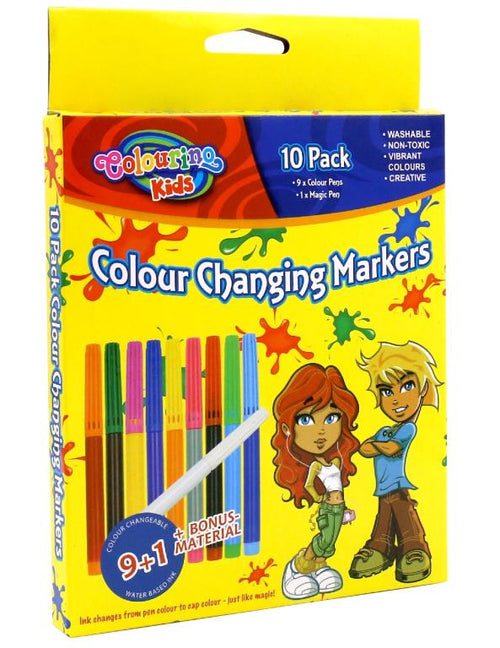 10PK Colour Changing Markers