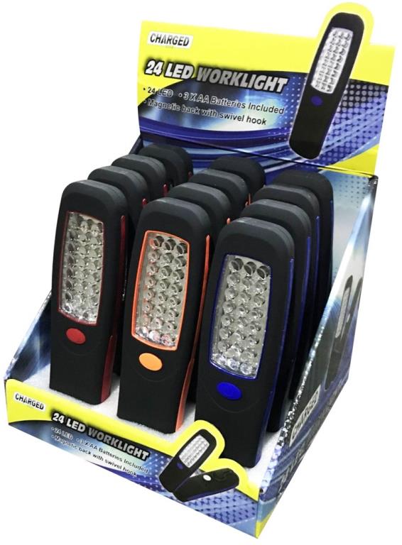 24 LED Worklight with Magnet & Swivel Head Hook