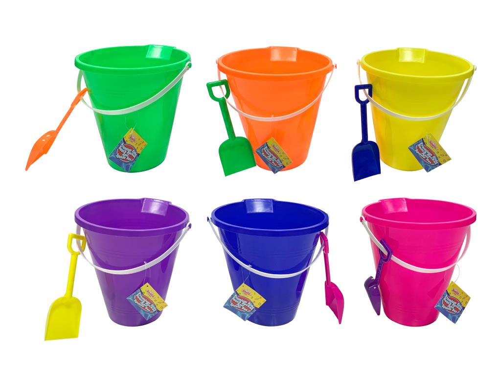 Beach Bucket W/Shovel Set