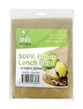 50PK Paper Lunch Bags
