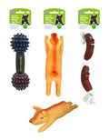 Assorted Vinyl Dog Toys