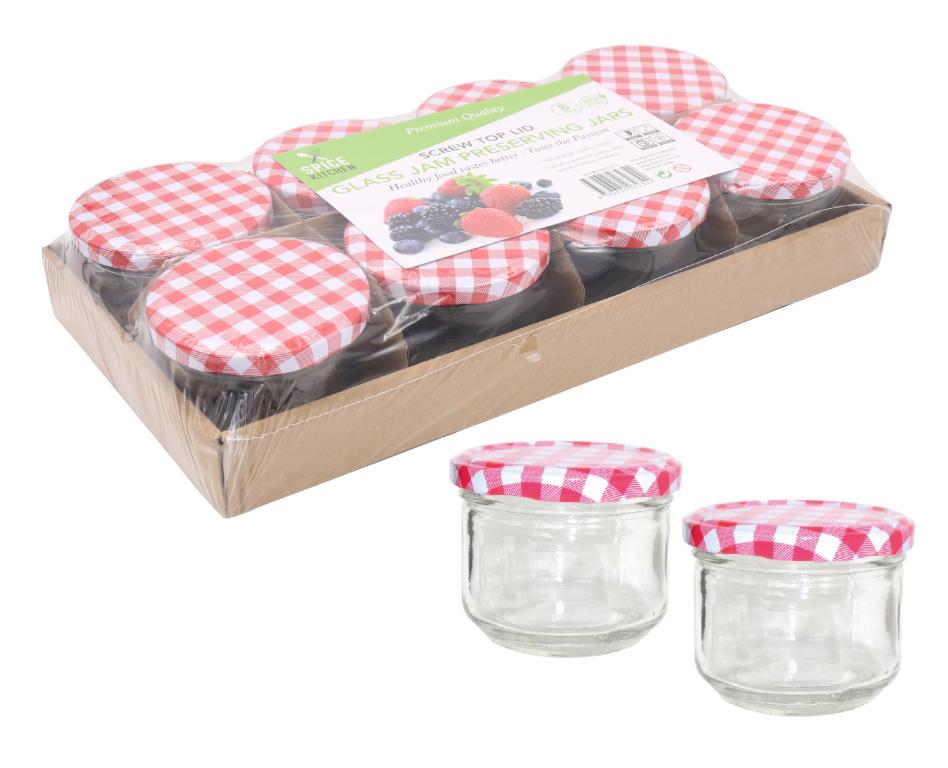 Perserving Jars 230ML (8PK Value Pack)