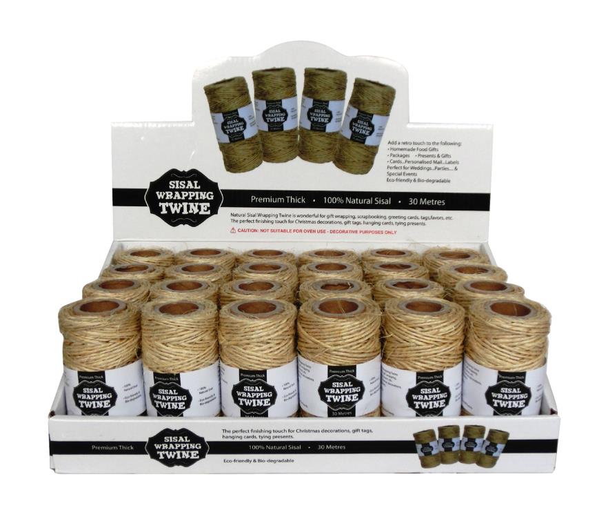 Thick Sisal Gift Wrapping Vintage Retro Decorative Twine-30MTR