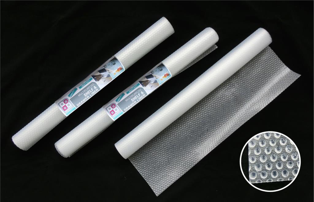 Shelf & Drawer Plastic Gripper Liner (45CM X 100CM)-Clear Series