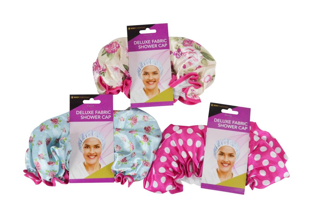 Deluxe Fabric Series Shower Cap