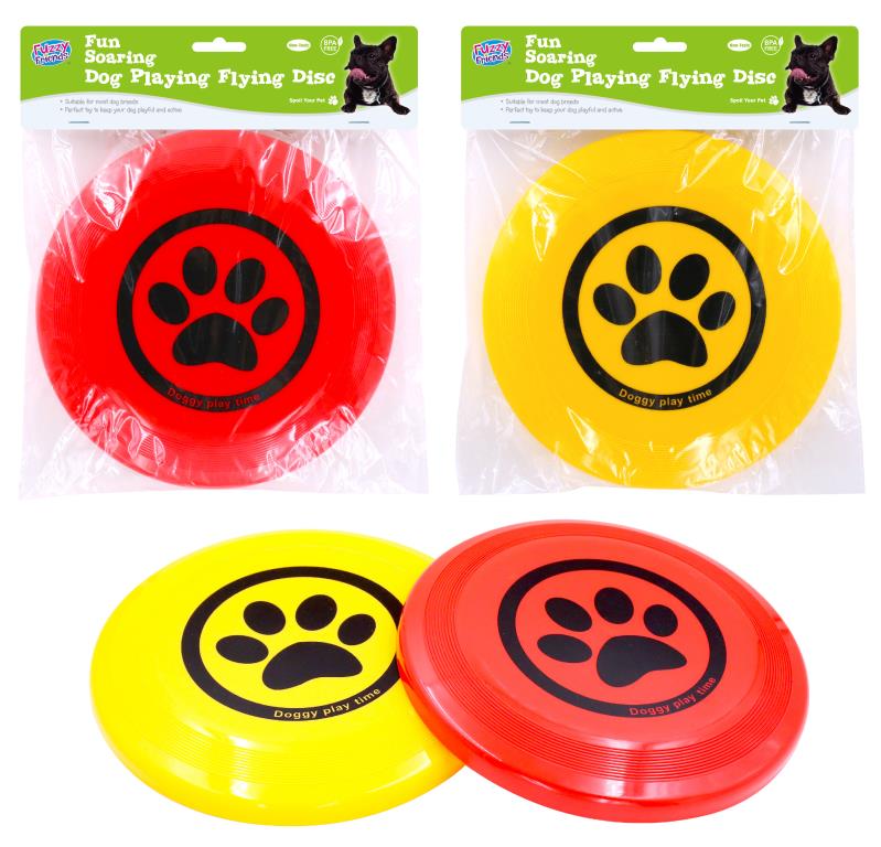 Dog Playing Flying Disc