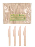ECO Wooden Cutlery Bulk Catering Pack - Knives -100PK