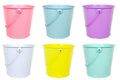 Metal Decorative Bucket with Handle-Pastel Coloured Series
