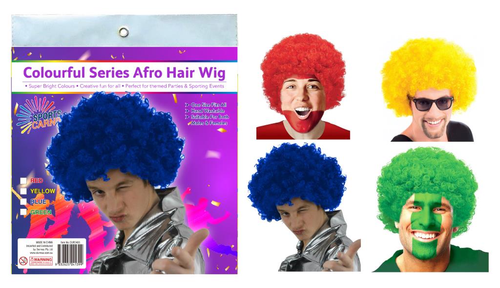 Afro Hair Wig - Assorted Colour Series