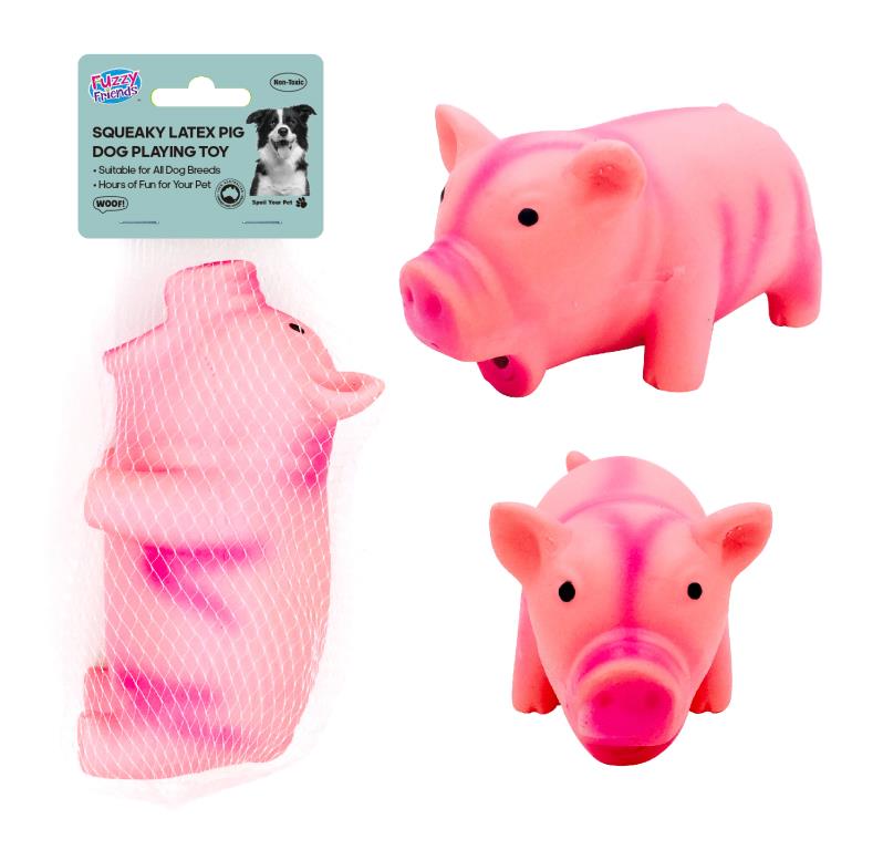 Latex Pig Dog Toy
