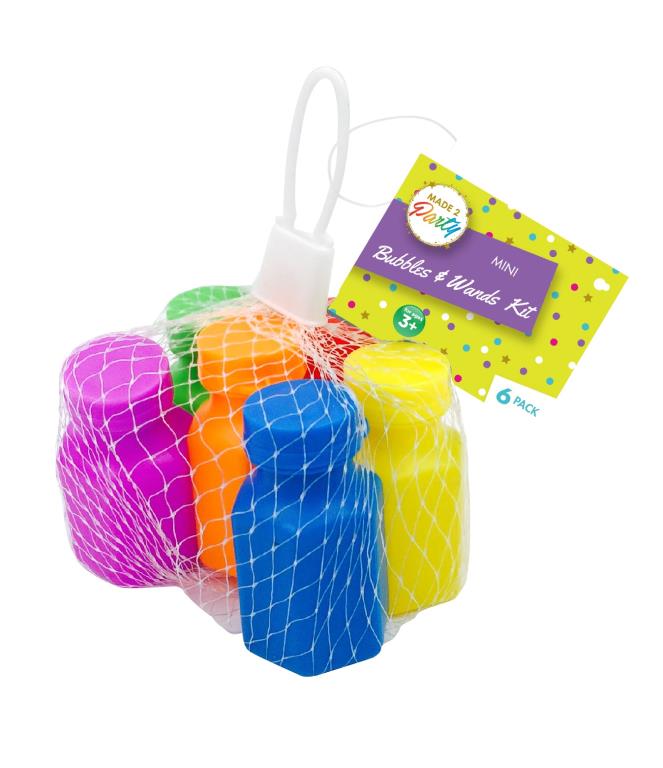 Loot Bag Party Fillers (Net Range) - Mini Bubble Kit- 6PK (D)