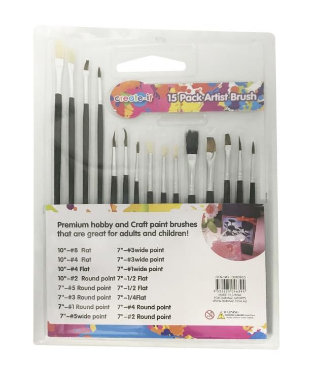 Artist Brush Set-15PK