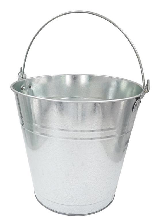 Galvanised Heavy Duty Metal Bucket W/Handle-10LTR