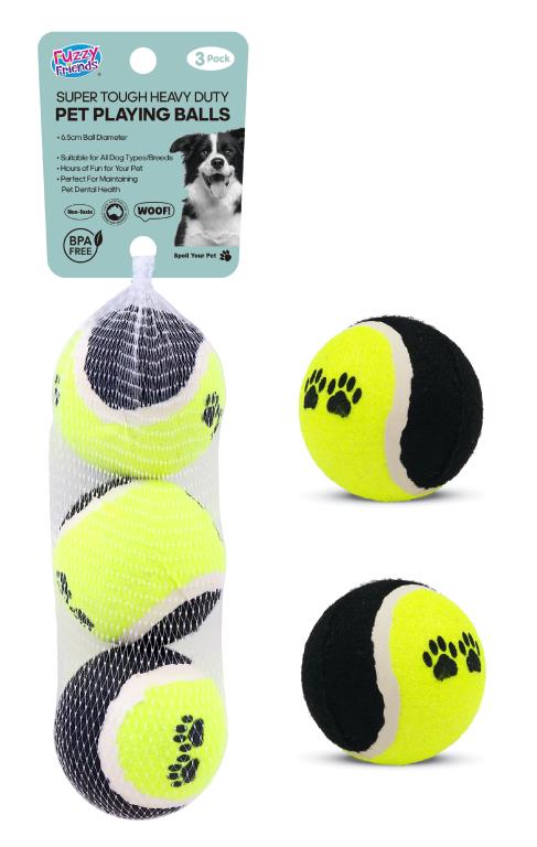 Pet Playing Balls-3PK