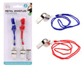 Metal Whistles-2PK