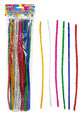 Multi-Purpose Craft Chenille Stems-55PK (Metallic Glitter Series)