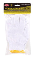 Mega Value Bulk Cotton Work Gloves-2 Pairs