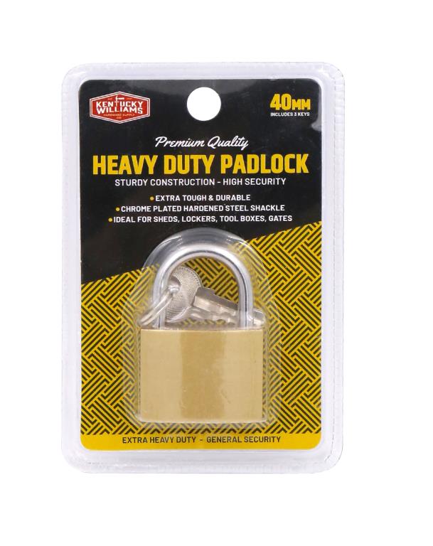 Heavy Duty 40MM Brass Padlock