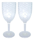 Plastic Ripple Style Wine Glass-350ML