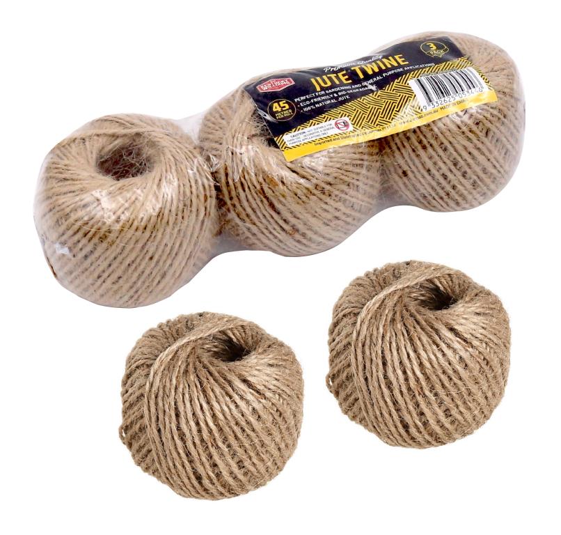 Jute Twine - 45 Metres -3PK