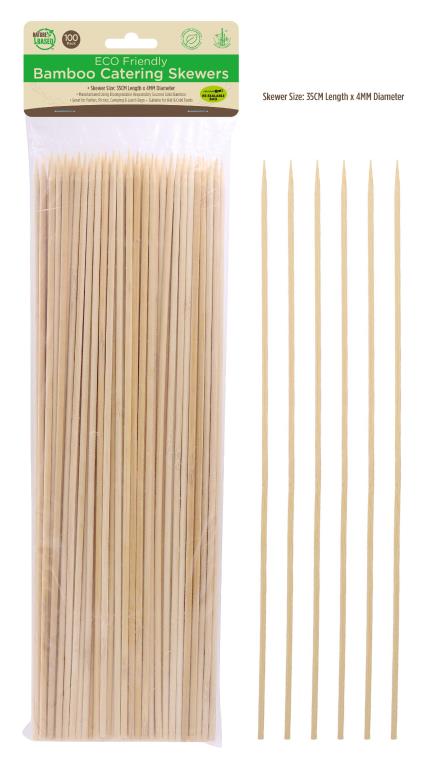Bamboo Catering Skewers 35CM-100PK