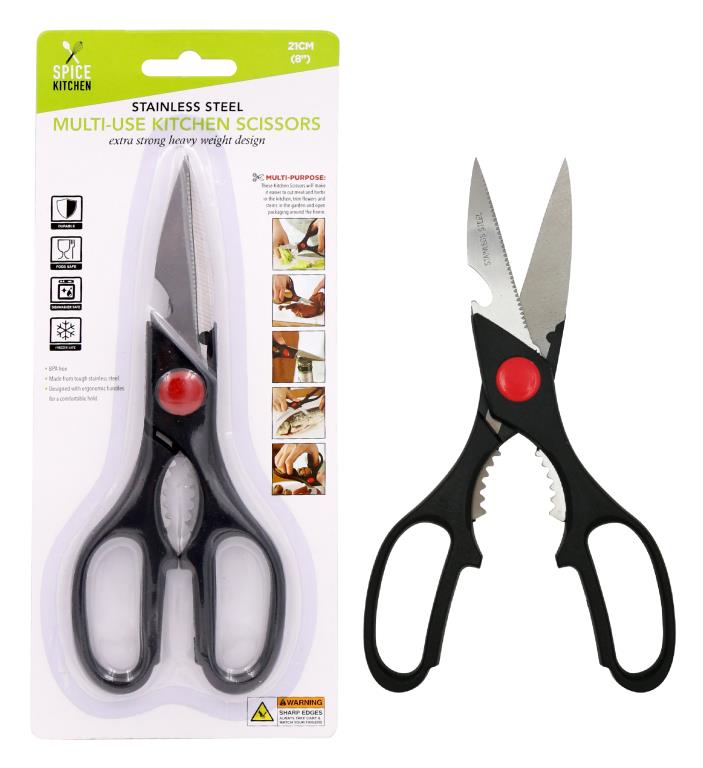 Multi-Use Stainless Steel Kitchen Scissors