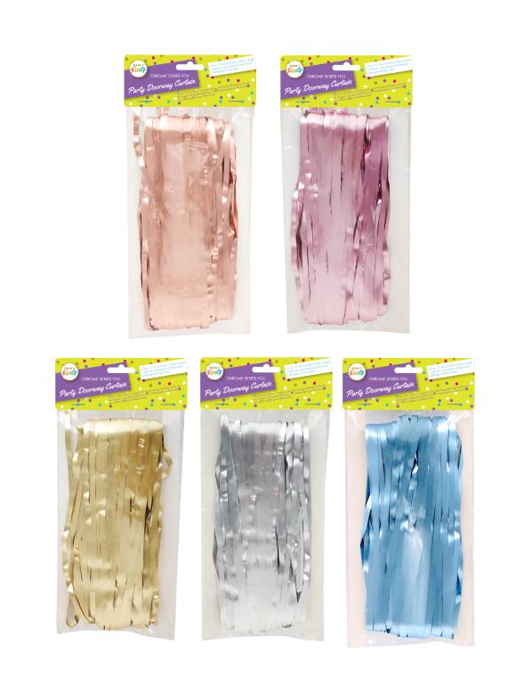 Party Door Metallic Curtain-Chrome Series