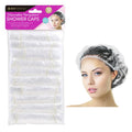 Disposable Transparent Shower Caps- 10PK