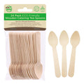 ECO Wooden Cutlery - Tea Spoons-12PK