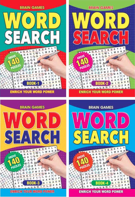 Wordsearch Puzzle Books-A5 Size