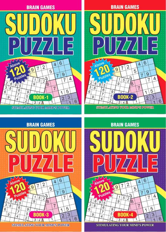 Sudoku Puzzle Books-A4 Size-Large Print Series