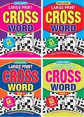 CrossWord Puzzle Books-A4 Size-Large Print Series
