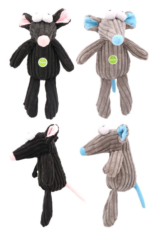 Plush Squeaky Pet Toys - Dirty Rat Series