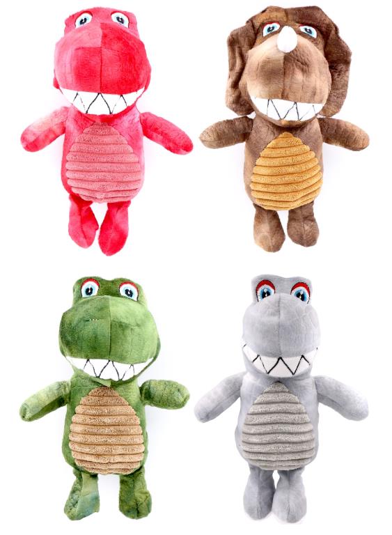 Plush Squeaky Pet Toys-Novelty Dinosaur Series