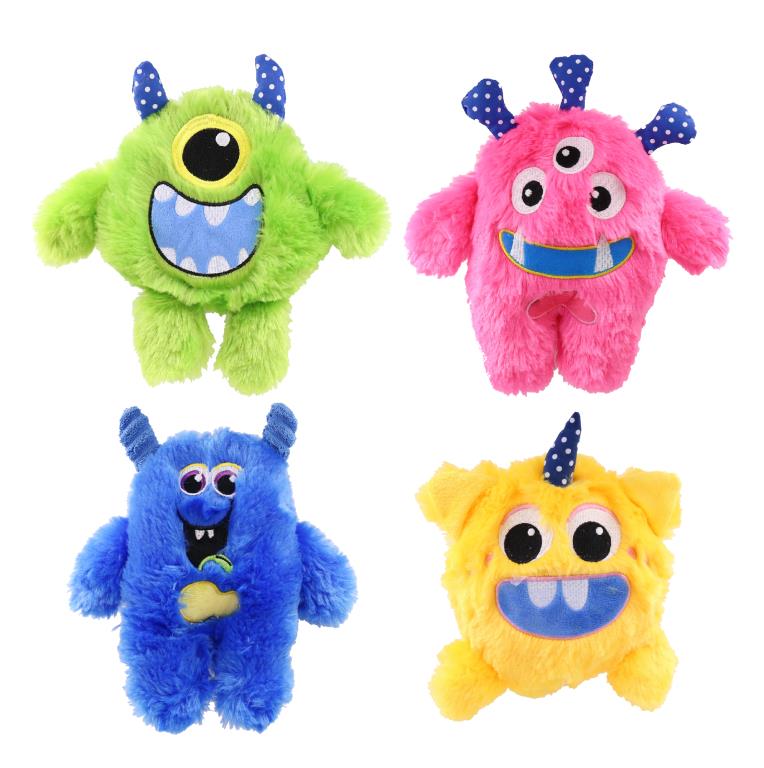 Plush Crazy Monster Series Squeaky Dog Toys