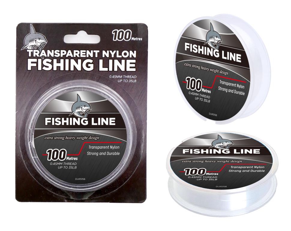 Transparent Nylon Fish Line-100MTR